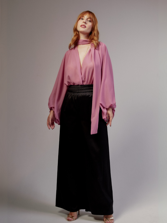 Blusa Body Isabela Rosa Seco