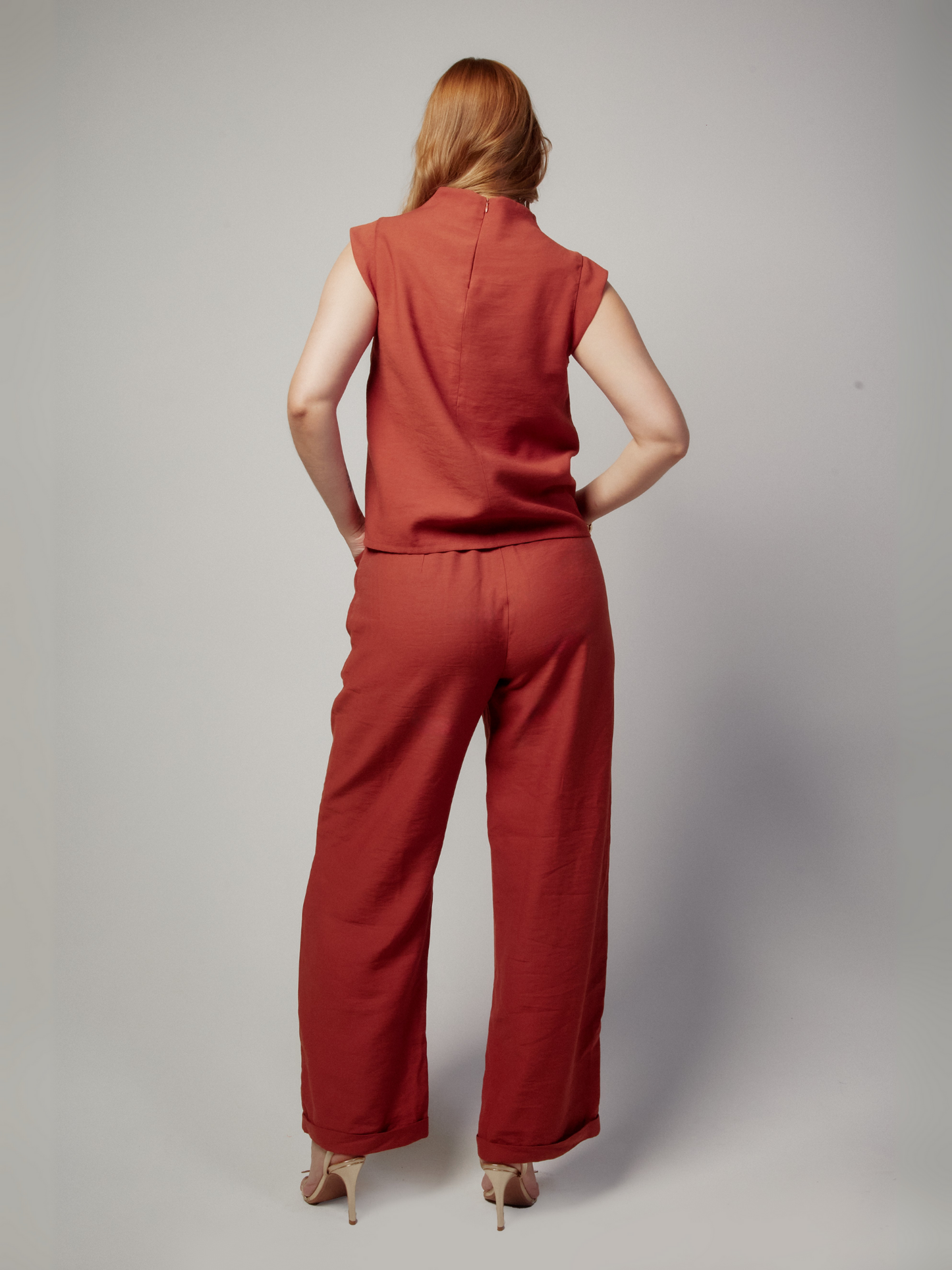 Blusa Fê Marrom Telha