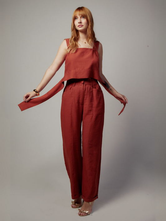 Top Erica Marrom Telha