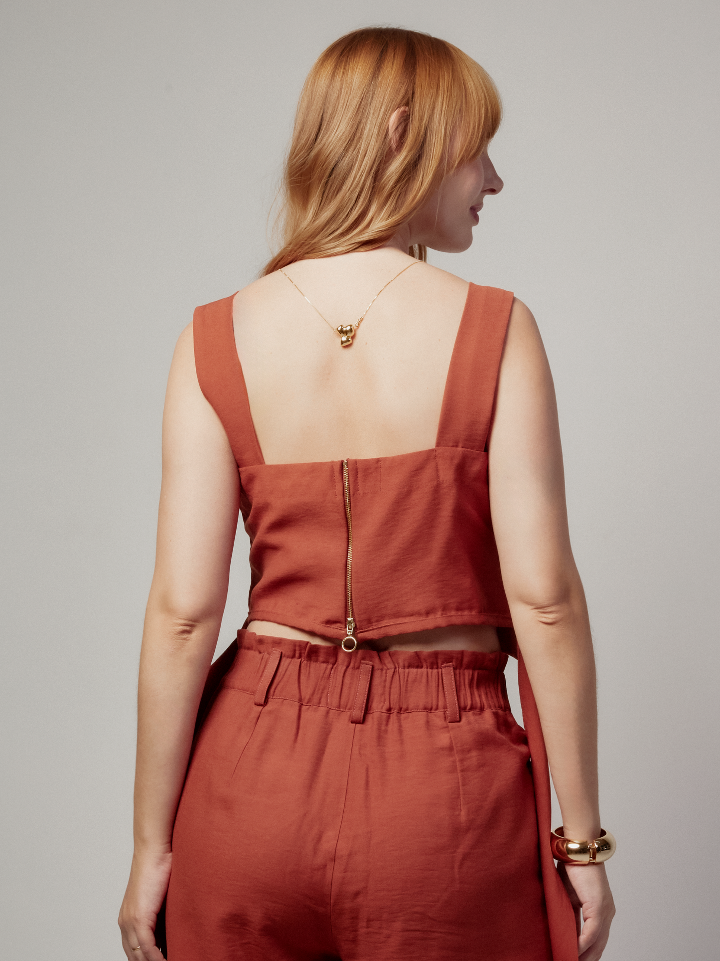 Calça Erica Marrom Telha