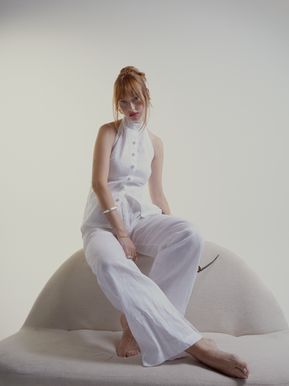 Calça Amanda Linho Branco