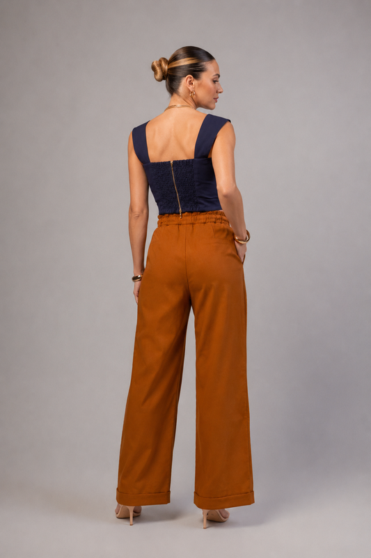 Calça Erica Mostarda