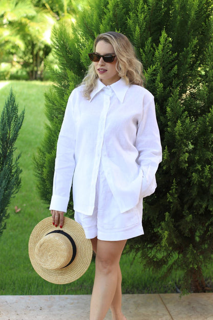 Camisa de Linho Oversized